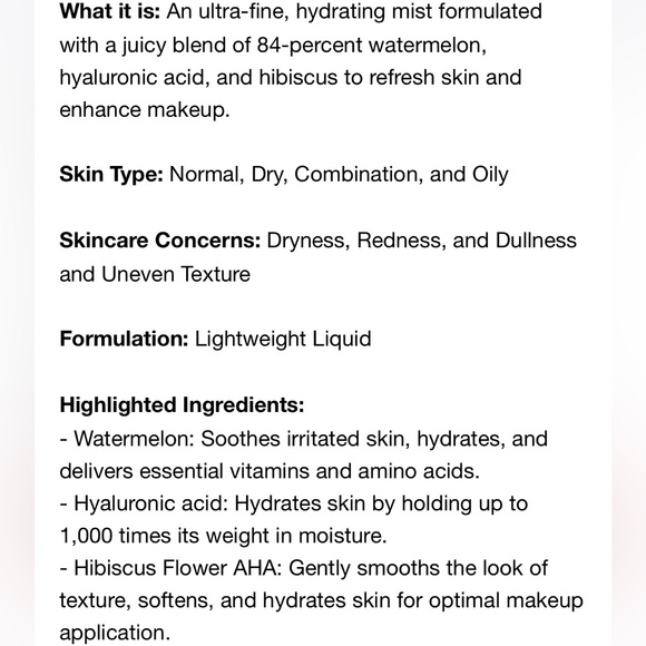 NEW Glow Recipe watermelon ๐ glow mist - Picture 7 of 7